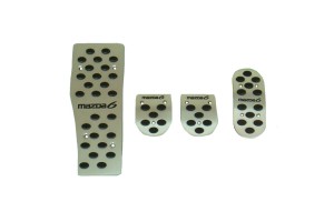 Πεντάλ Αλουμινίου Και Footrest Για Mazda 6 Μη Αυτόματο Σετ 4 Τεμάχια