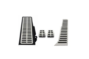 Πεντάλ Αλουμινίου Και Footrest Για Vw Golf 5 , 6 , Scirocco, Sharan, Caddy / Skoda Octavia 04-13 / Seat Leon 1P, Toledo 3 Μη Αυτόματα Σετ 4 Τεμάχια
