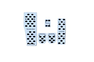 Πεντάλ Αλουμινίου Και Footrest Για Mercedes-Benz W204 / W212 Μη Αυτόματο Σετ 5 Τεμάχια