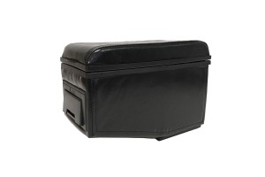 Κονσολα Μαυρη Τριπλη Ποτηροθηκη