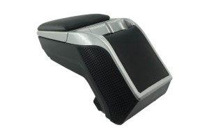 Κονσόλα - Τεμπέλης Χειροφρένου Μαύρη - Ασημί Arm2 Look