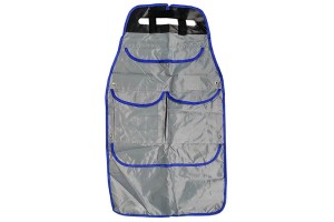 Θήκη Οργάνωσης Πλάτης Καθίσματος Αυτοκινήτου Γκρι / Μπλε 75x43cm 1 Τεμάχιο