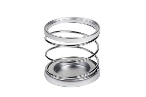 Ποτηροθήκη Σπιράλ Ασημί