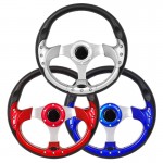 Sport Steering Wheel 32cm - ΜΑΥΡΟ/ΚΟΚΚΙΝΟ