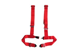 Ζώνη Αγωνιστική 4 Σημείων Κόκκινο Χρώμα 1 Τεμάχιο