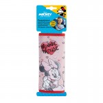 Μαξιλαράκι Ζώνης Ασφαλείαςminnie Mouse ''Καρδιές'' Βελούδινο Ροζ 1 Τεμάχιο