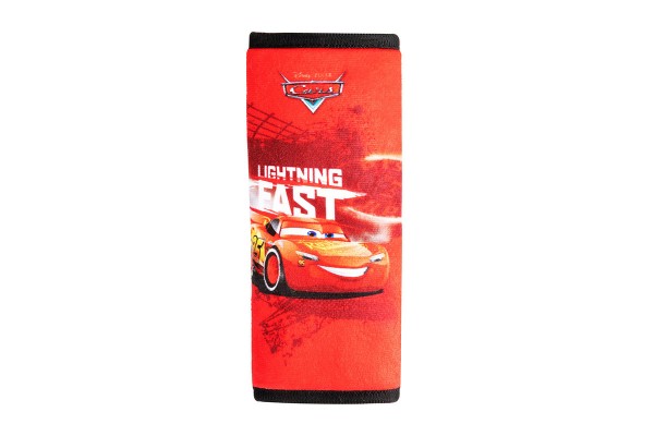 Μαξιλαράκι Ζώνης Ασφαλείας Cars ''Lightning Fast''Βελούδινο Κόκκινο 1 Τεμάχιο