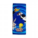 Μαξιλαράκι Ζώνης Ασφαλείας Looney Tunes ''Tweety-Bugs Bunny-Daffy Duck-Sylvester''Βελούδινο Μπλε 1 Τεμάχιο