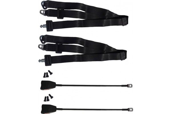 Ζώνες Ασφαλείας 3 Σημείων Απλές 273cm +55cm Μπαστούνι 2 Τεμάχια Ζώνες Ασφαλείας 3 Σημείων Απλές 273cm +55cm Μπαστούνι 2 Τεμάχια