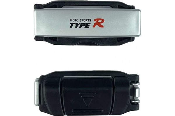 Στοπ Ζώνης Ασφαλείας Ασημί Type-R TR-2538 2 Τεμάχια Στοπ Ζώνης Ασφαλείας Ασημί Type-R TR-2538 2 Τεμάχια