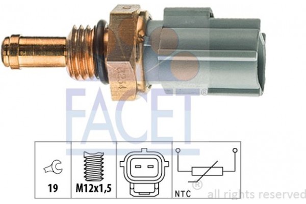 Facet Αισθητήρας, θερμοκρ. Καυσίμου - 7.3234