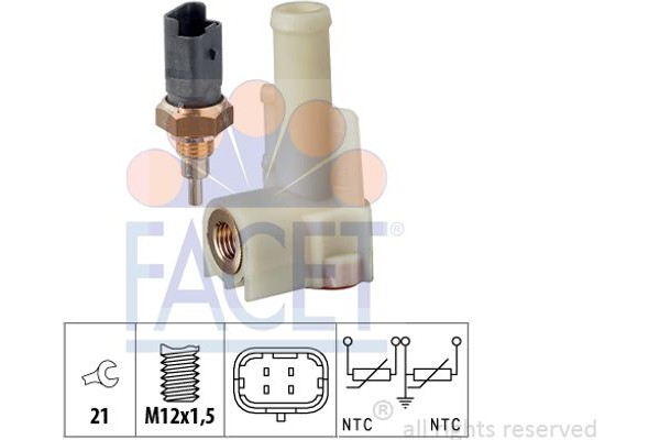 Facet Αισθητήρας, θερμοκρ. Καυσίμου - 7.3286K