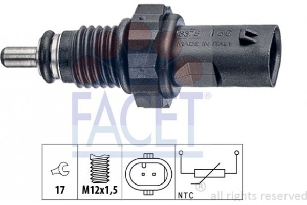 Facet Αισθητήρας, θερμοκρ. Καυσίμου - 7.3375