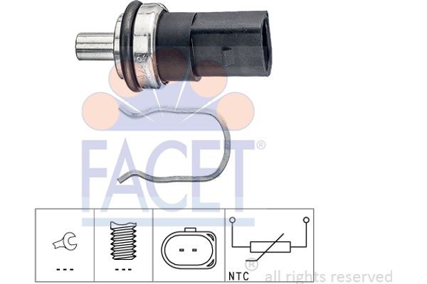 Facet Αισθητήρας, θερμοκρ. Καυσίμου - 7.3376