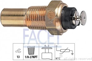 Facet Αισθητήρας, θερμοκρ. Ψυκτικού Υγρού - 7.3014