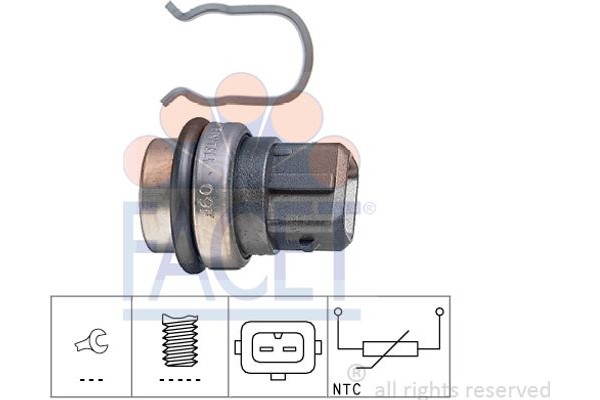 Facet Αισθητήρας, θερμοκρ. Ψυκτικού Υγρού - 7.3086
