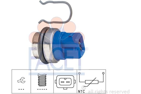 Facet Αισθητήρας, θερμοκρ. Ψυκτικού Υγρού - 7.3101