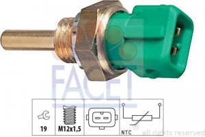 Facet Αισθητήρας, θερμοκρ. Ψυκτικού Υγρού - 7.3147