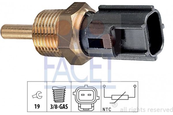 Facet Αισθητήρας, θερμοκρ. Ψυκτικού Υγρού - 7.3230