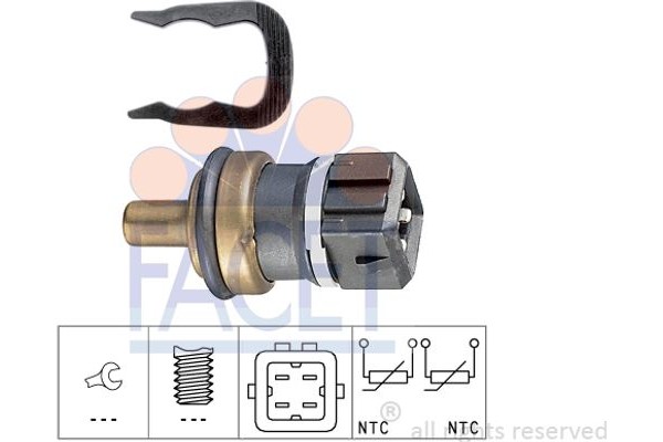 Facet Αισθητήρας, θερμοκρ. Ψυκτικού Υγρού - 7.3232