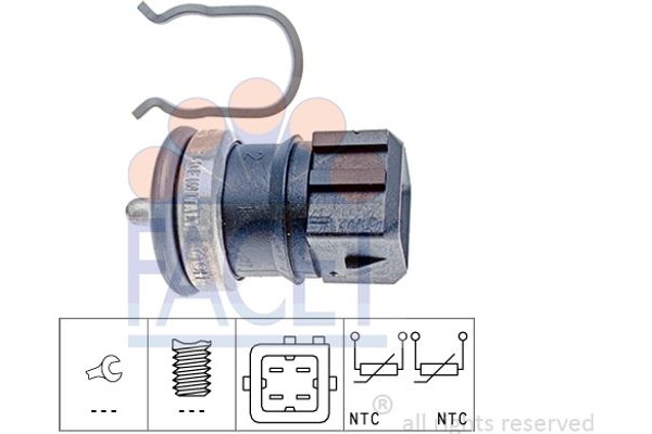Facet Αισθητήρας, θερμοκρ. Ψυκτικού Υγρού - 7.3251