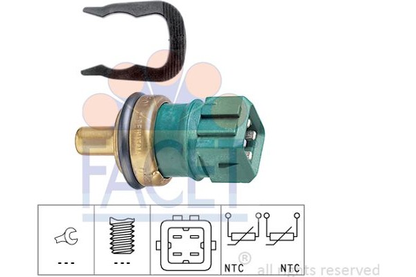 Facet Αισθητήρας, θερμοκρ. Ψυκτικού Υγρού - 7.3260
