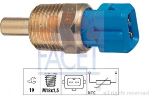 Facet Αισθητήρας, θερμοκρ. Ψυκτικού Υγρού - 7.3262