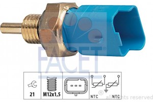 Facet Αισθητήρας, θερμοκρ. Ψυκτικού Υγρού - 7.3291