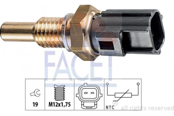 Facet Αισθητήρας, θερμοκρ. Ψυκτικού Υγρού - 7.3294