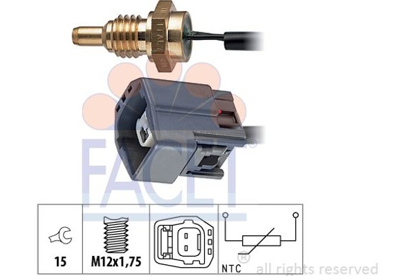 Facet Αισθητήρας, θερμοκρ. Ψυκτικού Υγρού - 7.3295