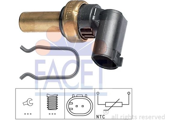 Facet Αισθητήρας, θερμοκρ. Ψυκτικού Υγρού - 7.3300