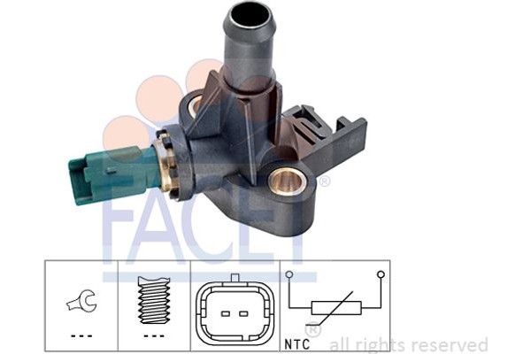Facet Αισθητήρας, θερμοκρ. Ψυκτικού Υγρού - 7.3318