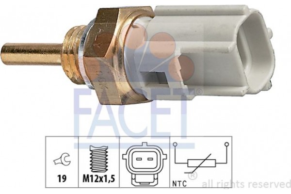 Facet Αισθητήρας, θερμοκρ. Ψυκτικού Υγρού - 7.3323