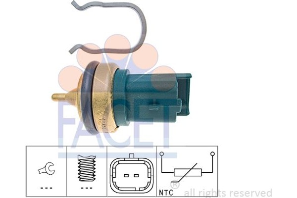 Facet Αισθητήρας, θερμοκρ. Ψυκτικού Υγρού - 7.3328