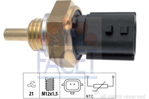 Facet Αισθητήρας, θερμοκρ. Ψυκτικού Υγρού - 7.3341