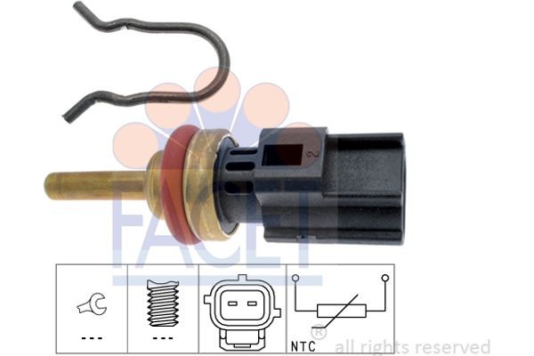 Facet Αισθητήρας, θερμοκρ. Ψυκτικού Υγρού - 7.3346