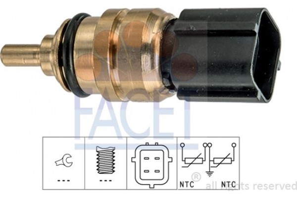 Facet Αισθητήρας, θερμοκρ. Ψυκτικού Υγρού - 7.3371
