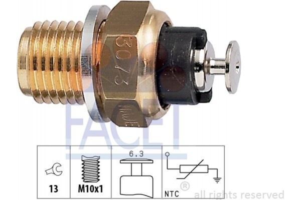 Facet Αισθητήρας, Θερμοκρασία Λαδιού - 7.3073