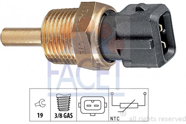 Facet Αισθητήρας, Θερμοκρασία Λαδιού - 7.3144