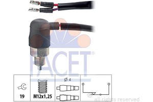 Facet Διακόπτης, Φώτα Όπισθεν - 7.6048