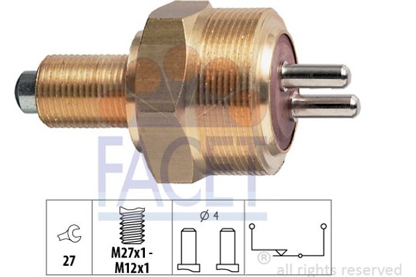 Facet Διακόπτης, Φώτα Όπισθεν - 7.6100