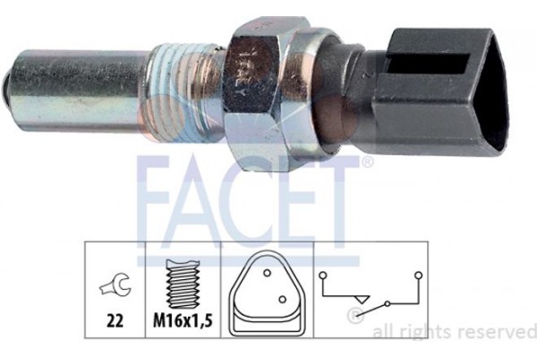 Facet Διακόπτης, Φώτα Όπισθεν - 7.6107