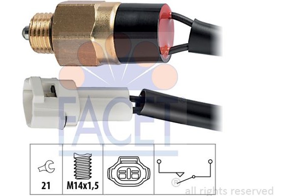 Facet Διακόπτης, Φώτα Όπισθεν - 7.6120