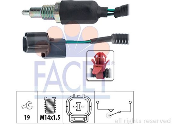 Facet Διακόπτης, Φώτα Όπισθεν - 7.6174