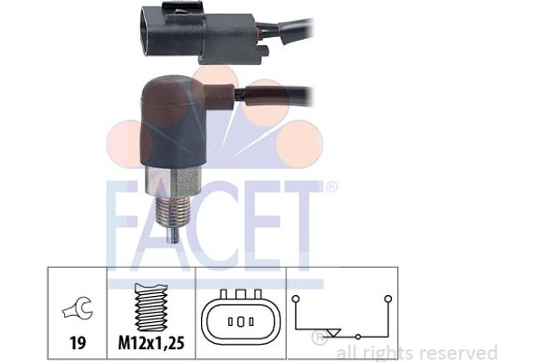 Facet Διακόπτης, Φώτα Όπισθεν - 7.6211