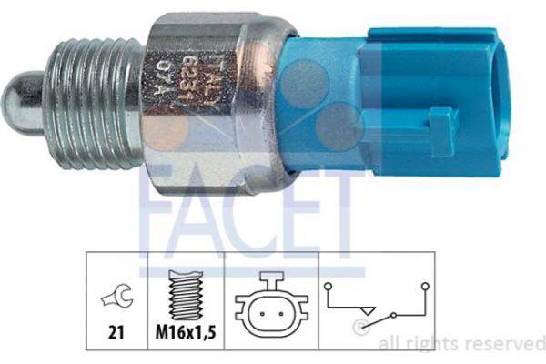 Facet Διακόπτης, Φώτα Όπισθεν - 7.6231