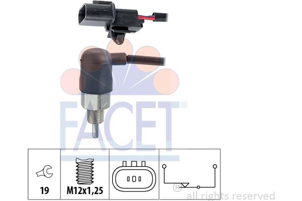 Facet Διακόπτης, Φώτα Όπισθεν - 7.6240