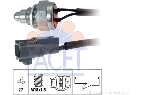 Facet Διακόπτης, Φώτα Όπισθεν - 7.6259