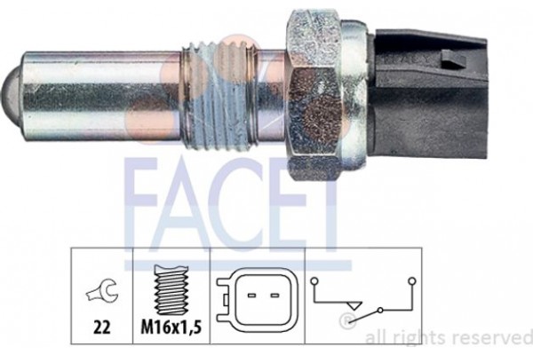 Facet Διακόπτης, Φώτα Όπισθεν - 7.6283