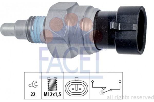 Facet Διακόπτης, Φώτα Όπισθεν - 7.6323